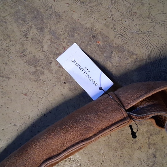 NWT Womens Banana Republic Tan Leather Bag - Picture 3 of 5